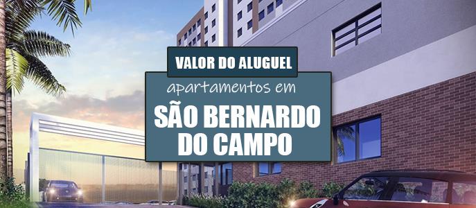 Qual o valor do Aluguel de Apartamentos em São Bernardo do Campo, SP?