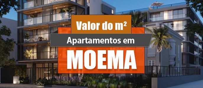 Qual o valor do metro quadrado dos Apartamentos em Moema?