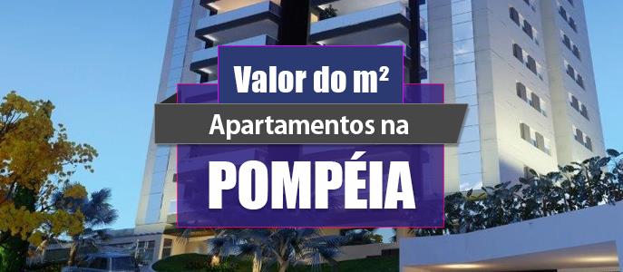Qual o valor do metro quadrado dos Apartamentos na Pompéia?