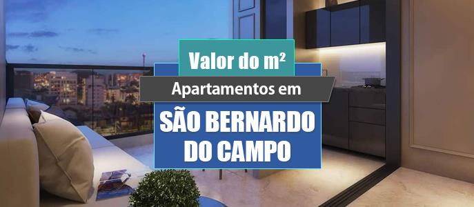 Qual o valor do metro quadrado dos apartamentos em São Bernardo do Campo?