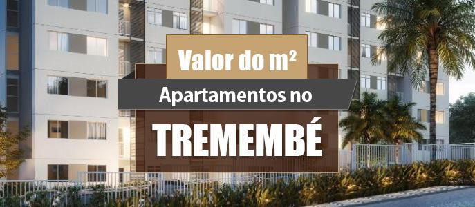 Qual o valor do metro quadrado dos apartamentos no Tremembé?