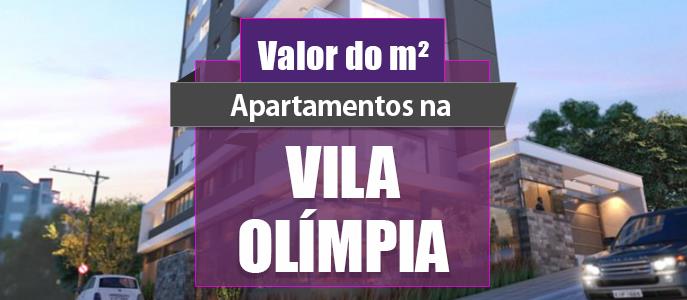 Qual o valor do metro quadrado dos Apartamentos na Vila Olímpia?