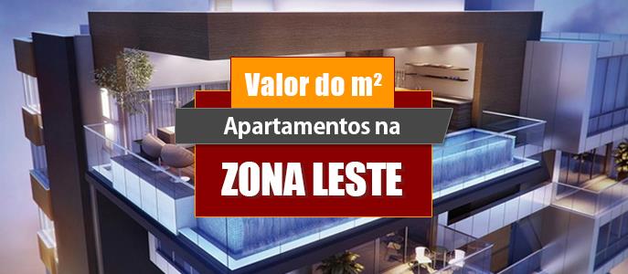 Qual o valor do metro quadrado dos Apartamentos na Zona Leste, SP?