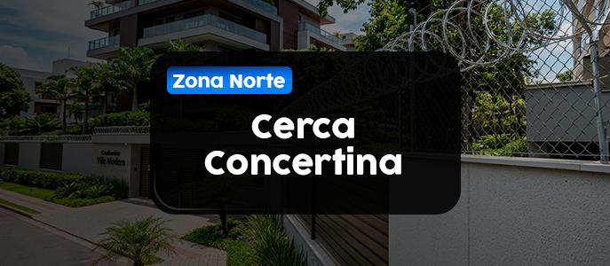 Cercas Concertinas na Zona Norte de São Paulo