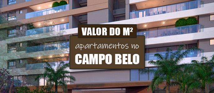 Qual o valor do metro quadrado dos Apartamentos no Campo Belo?