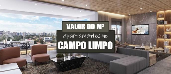 Qual o valor do metro quadrado dos Apartamentos no Campo Limpo?