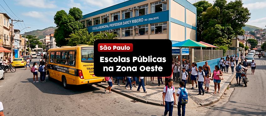 Escola Pública na Zona Oeste: conheça as opções mais perto de você