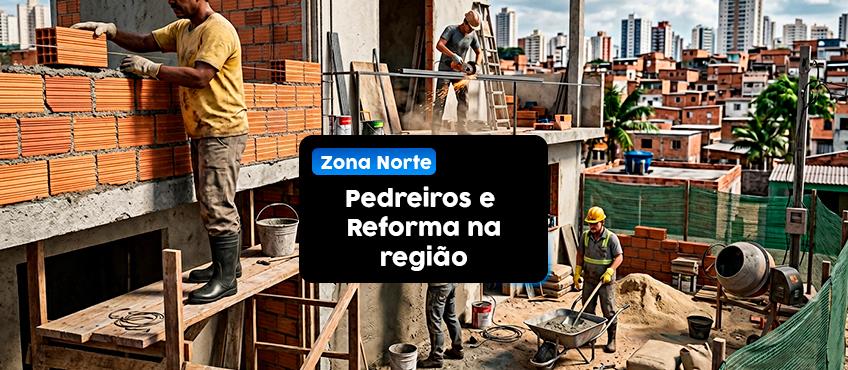 Pedreiros e Reforma na Zona Norte de São Paulo