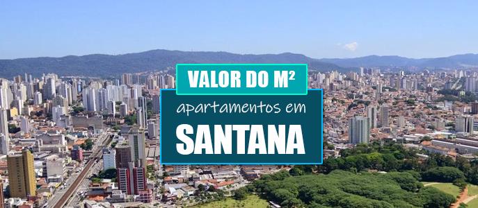Qual o valor do metro quadrado dos apartamentos em Santana?