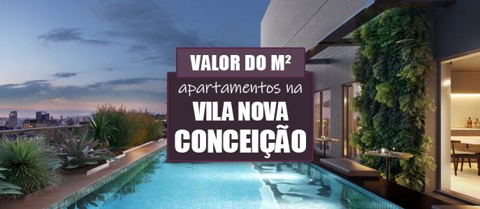 Qual o valor do metro quadrado dos Apartamentos na Vila Nova Conceição?