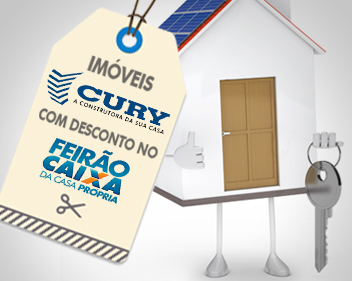 Cury oferece imóveis com descontos no Feirão da Caixa