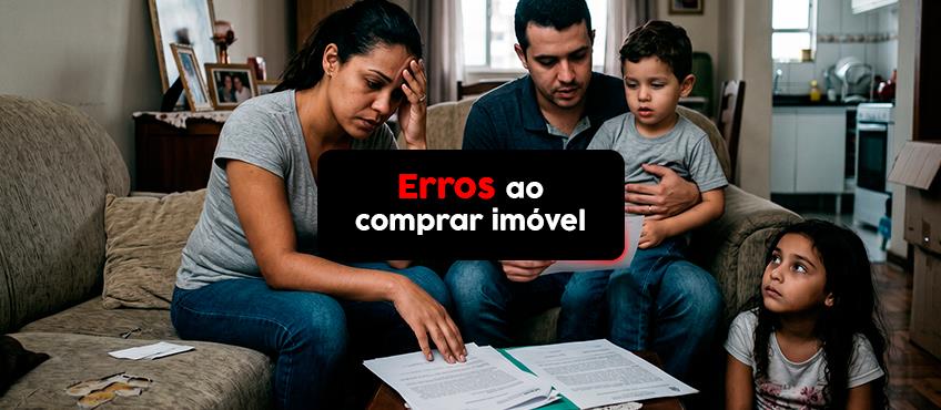 10 erros ao comprar um imóvel pela primeira vez