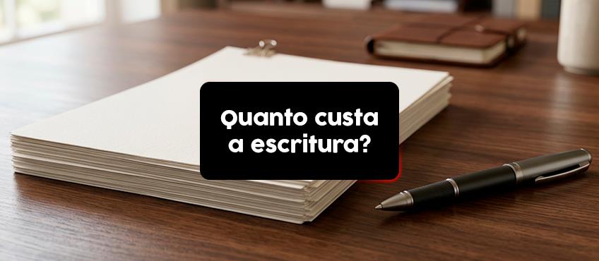 Quanto custa a escritura de imóvel