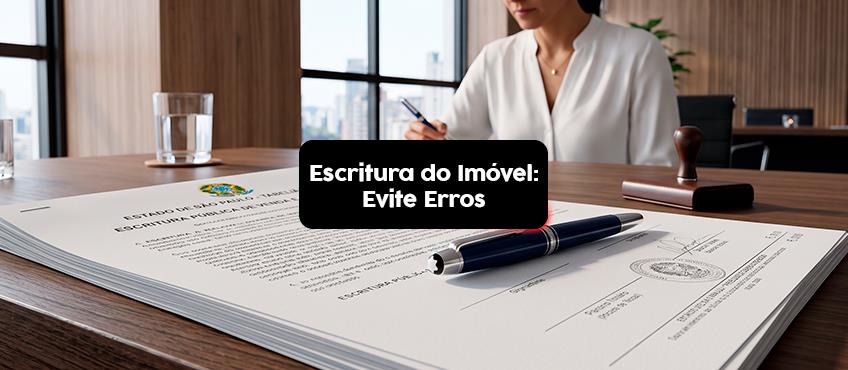 Escritura do Imóvel: erros que devem ser evitados